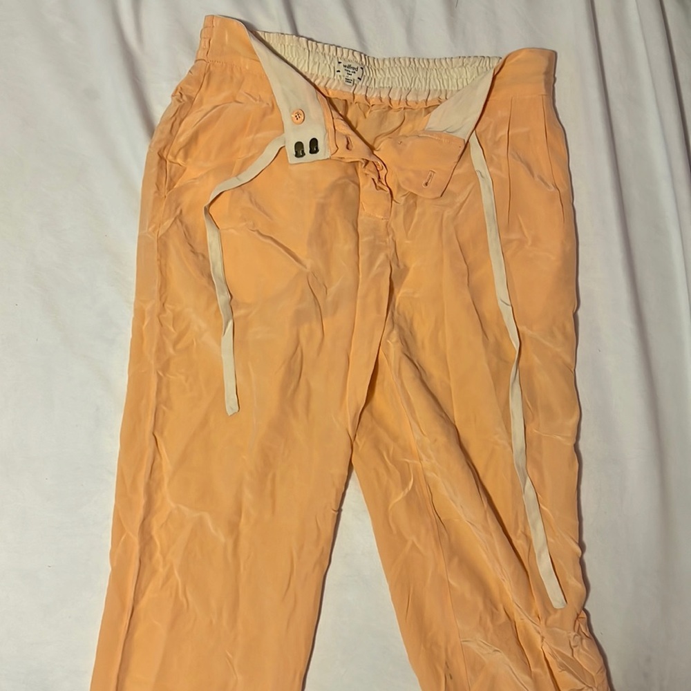 Silk Coral Pants